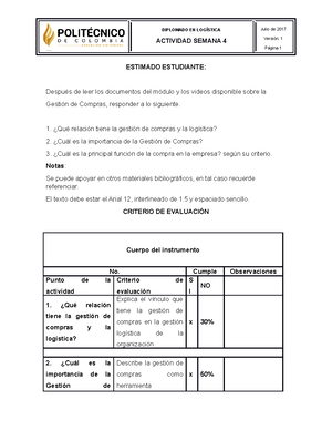 Gestion DE Compras Y Abastecimiento - GESTIÓN DE COMPRAS Y ...
