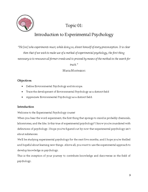 Psych 202 Topic 3 - Alternatives to Experimentation - Topic 03 ...
