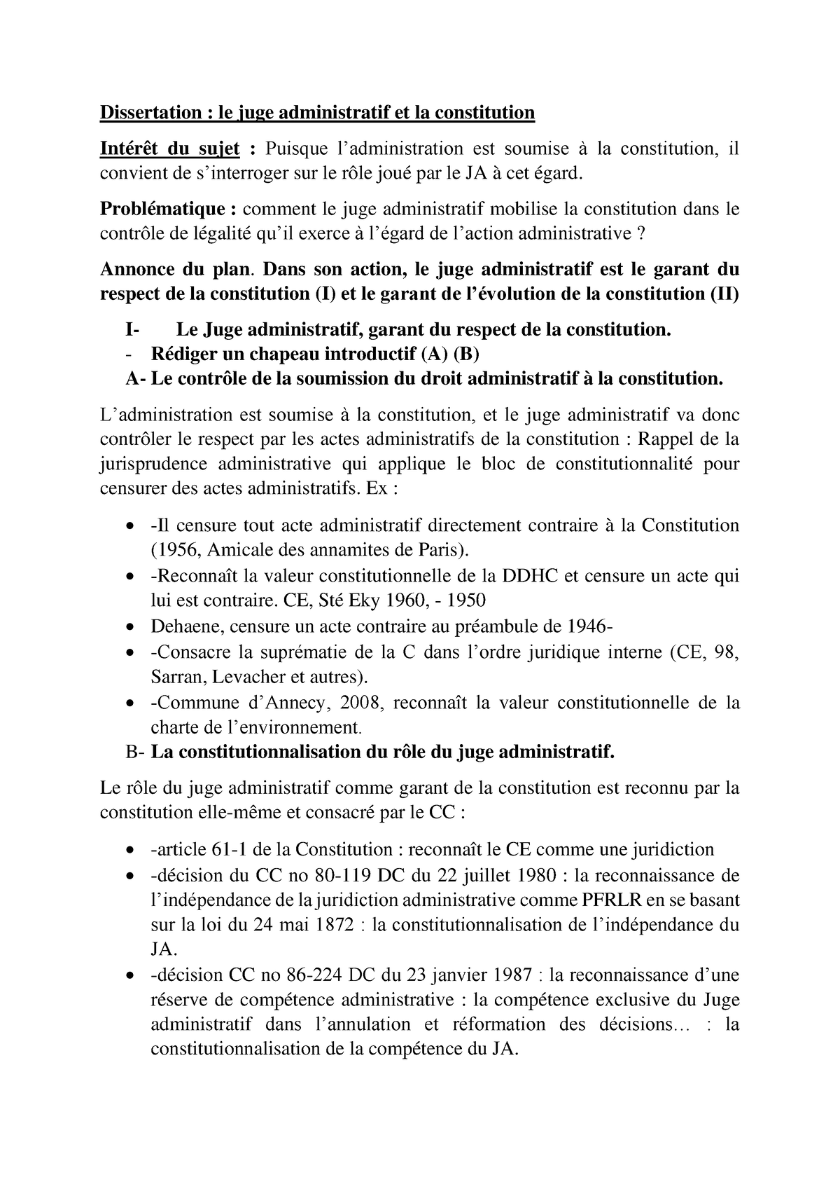 article 55 de la constitution dissertation