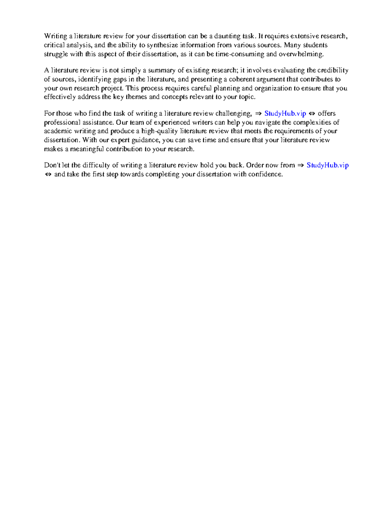 Introduction To Dissertation Literature Review - Writing a literature ...