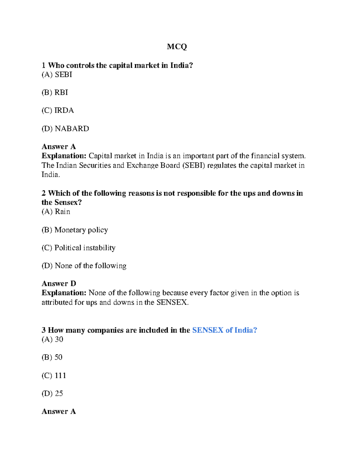 financial-economics-6th-sem-mcq-1-who-controls-the-capital-market-in