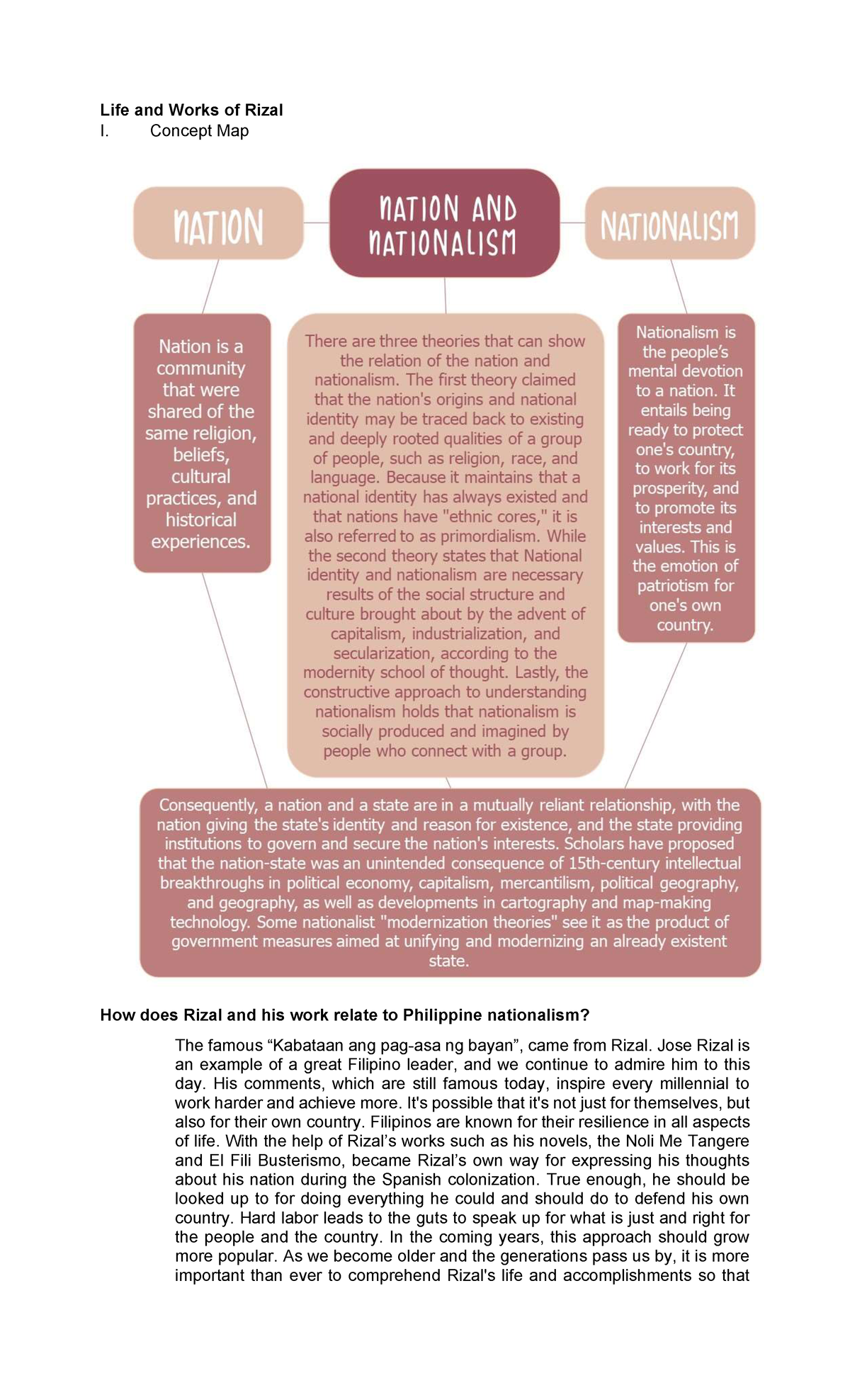 What Are The Major Points In Relation To Nation And Nationalism