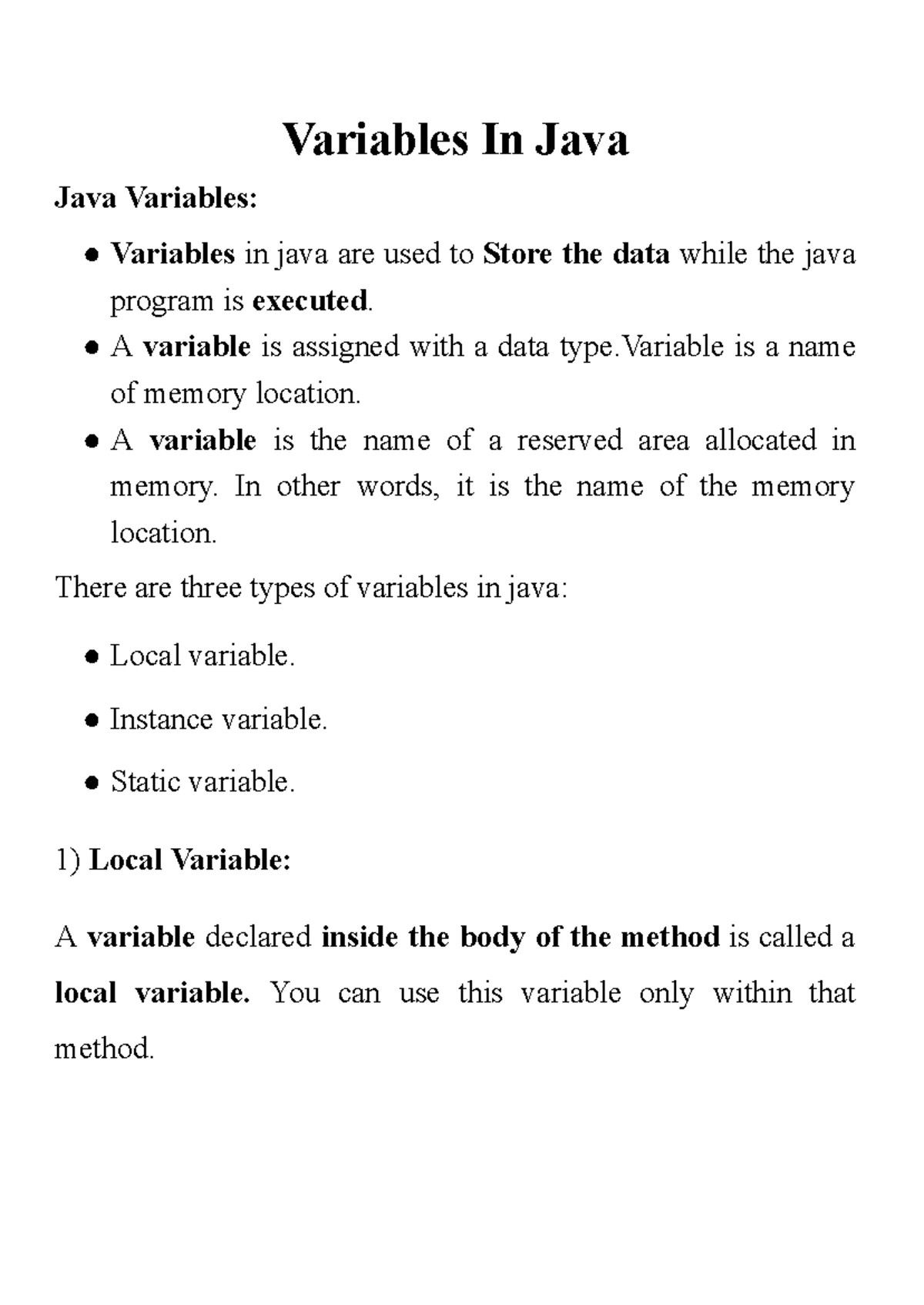 Practical 05 - Object Oriented Programming in Java - Dhanashri Mahade ...