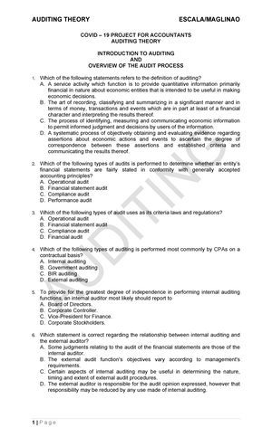 Pre-engagement Activities and Audit Planning - PRE-ENGAGEMENT ...