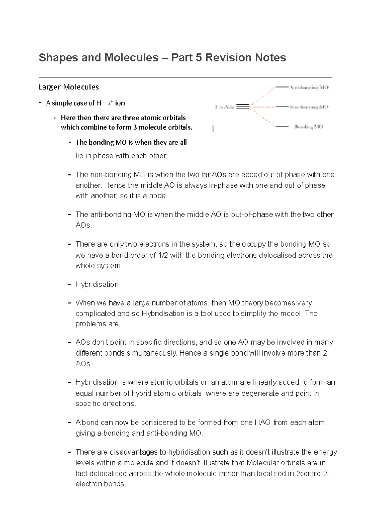 Natural Sciences - Chemistry - Shapes and Molecules - Part 5 - Shapes ...