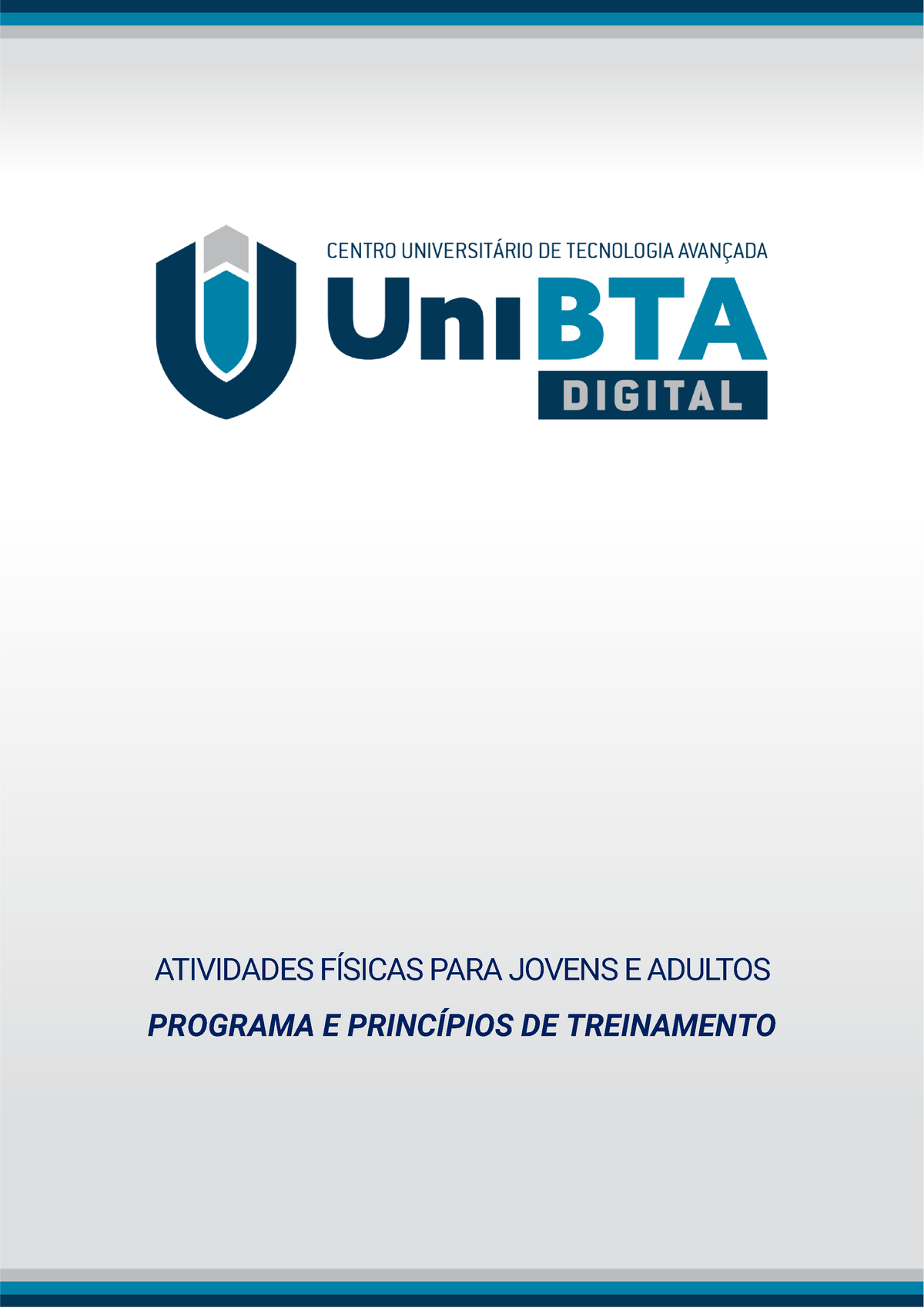 Programa E Princípios De Treinamento - Atividades Aquáticas - Centro ...