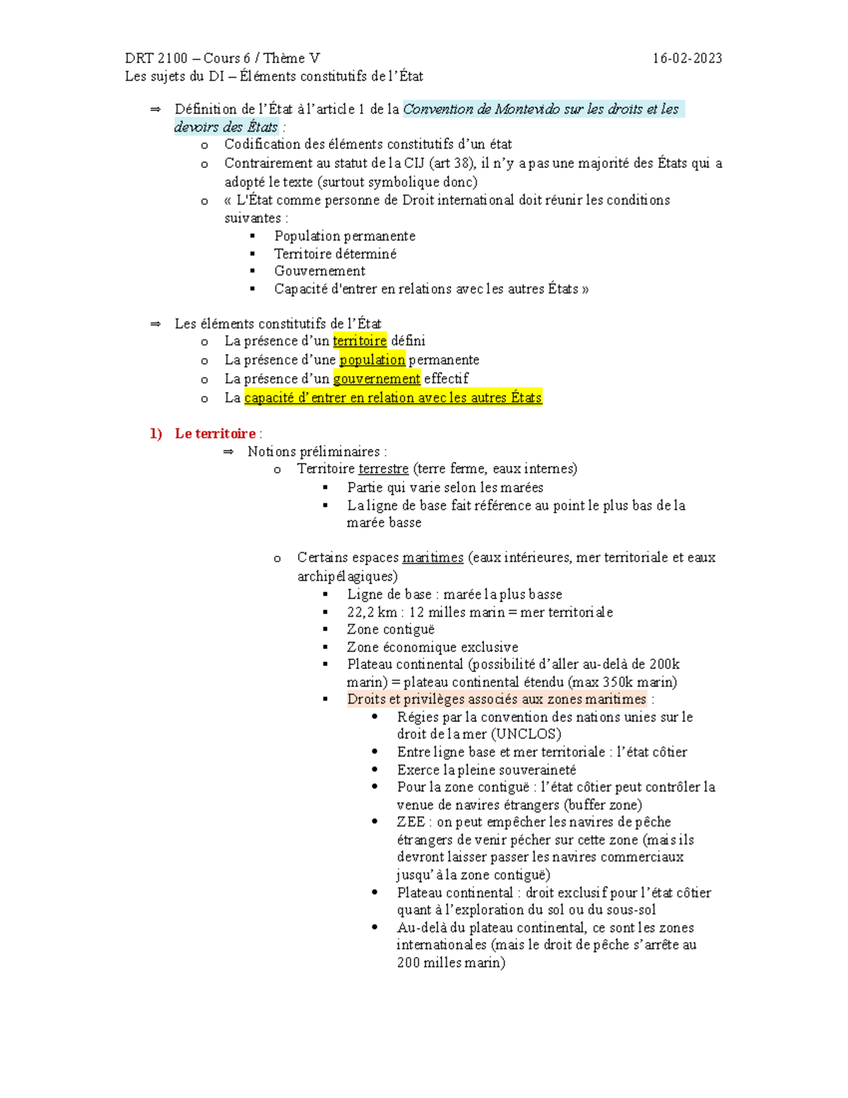 DRT 2100 - Cours 6 - Ingride Roy - Les Sujets Du DI – Éléments ...