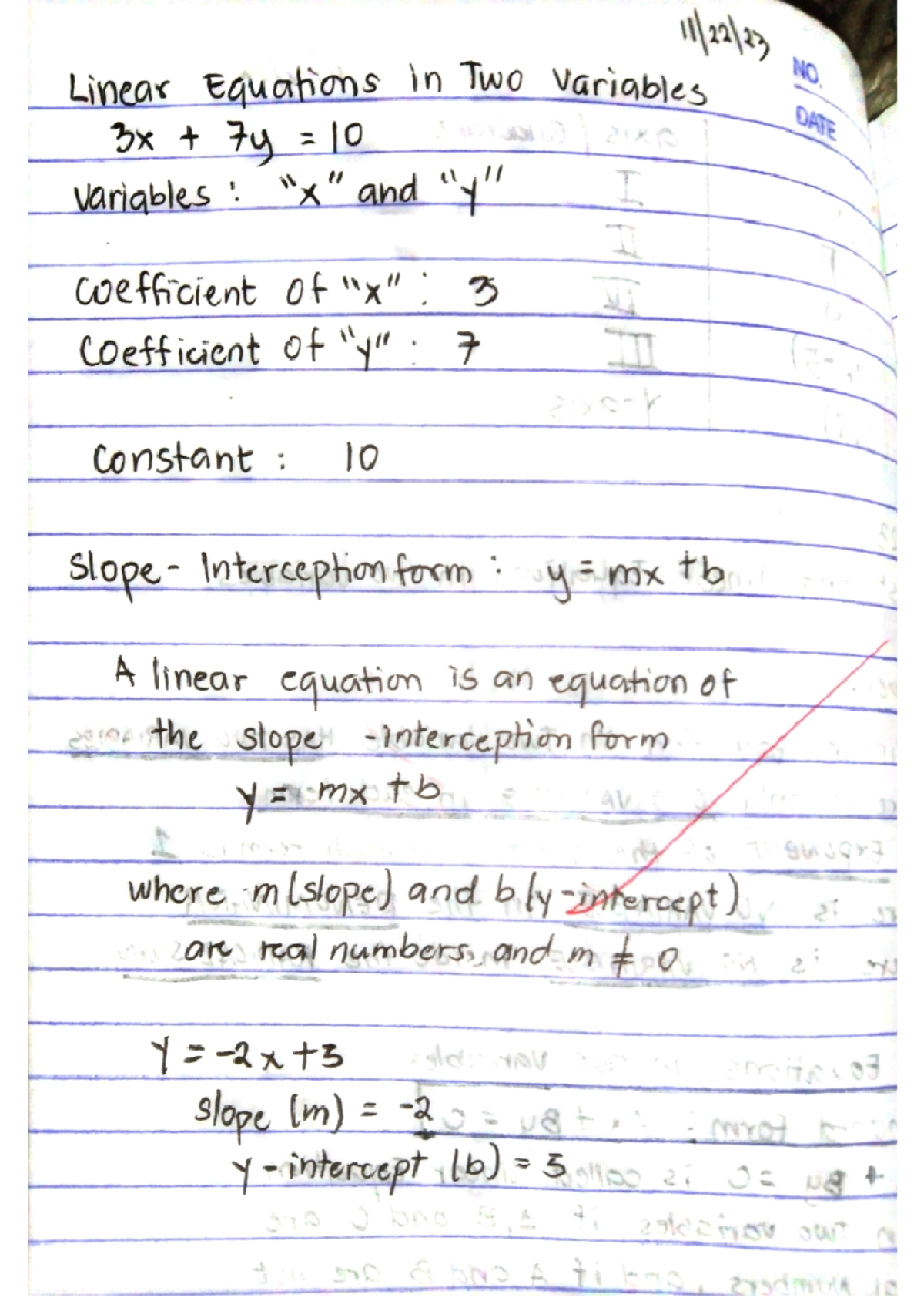Linear Equations In Two Variable ( Mathematics) - Linear Equations in ...
