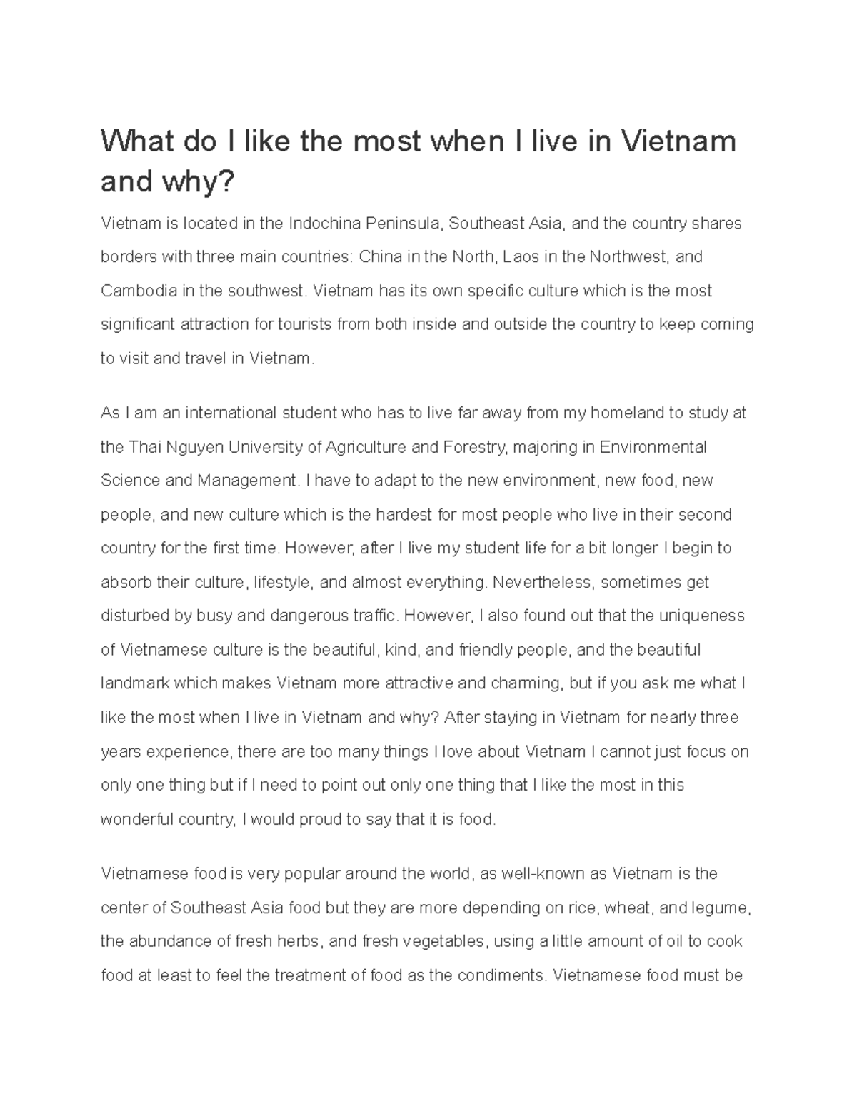 essay mean in vietnamese