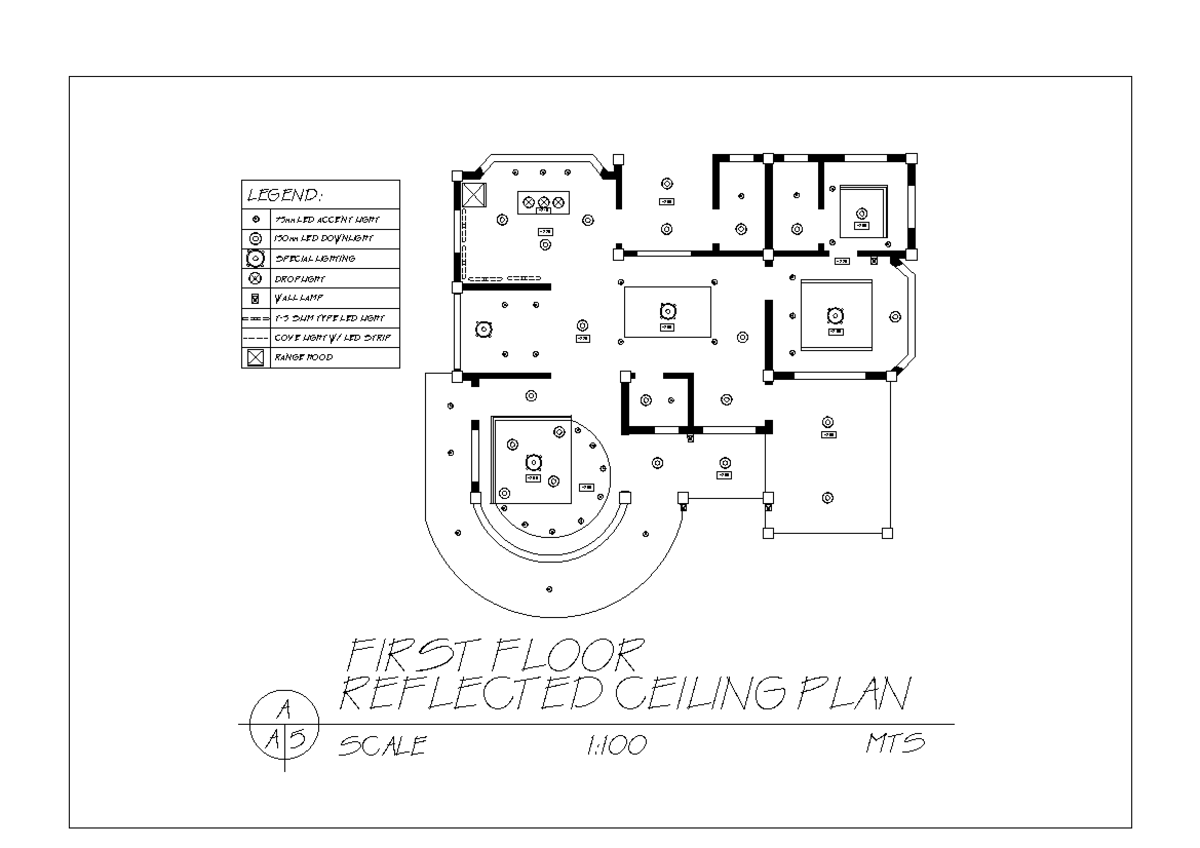 RCP 1ST Floor - reflected ceiling plan - Bs Architecture ...