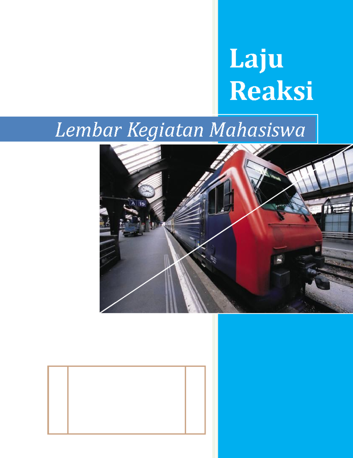 LKM Laju Reaksi - Laju Reaksi Lembar Kegiatan Mahasiswa Luas Permukaan ...