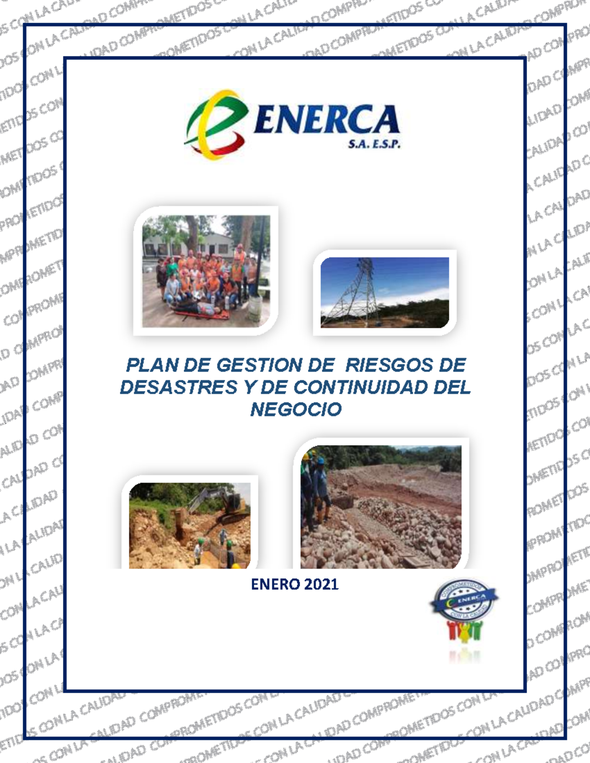02 plan riesgos de desastres y de continuidad del negocio - resistencia ...
