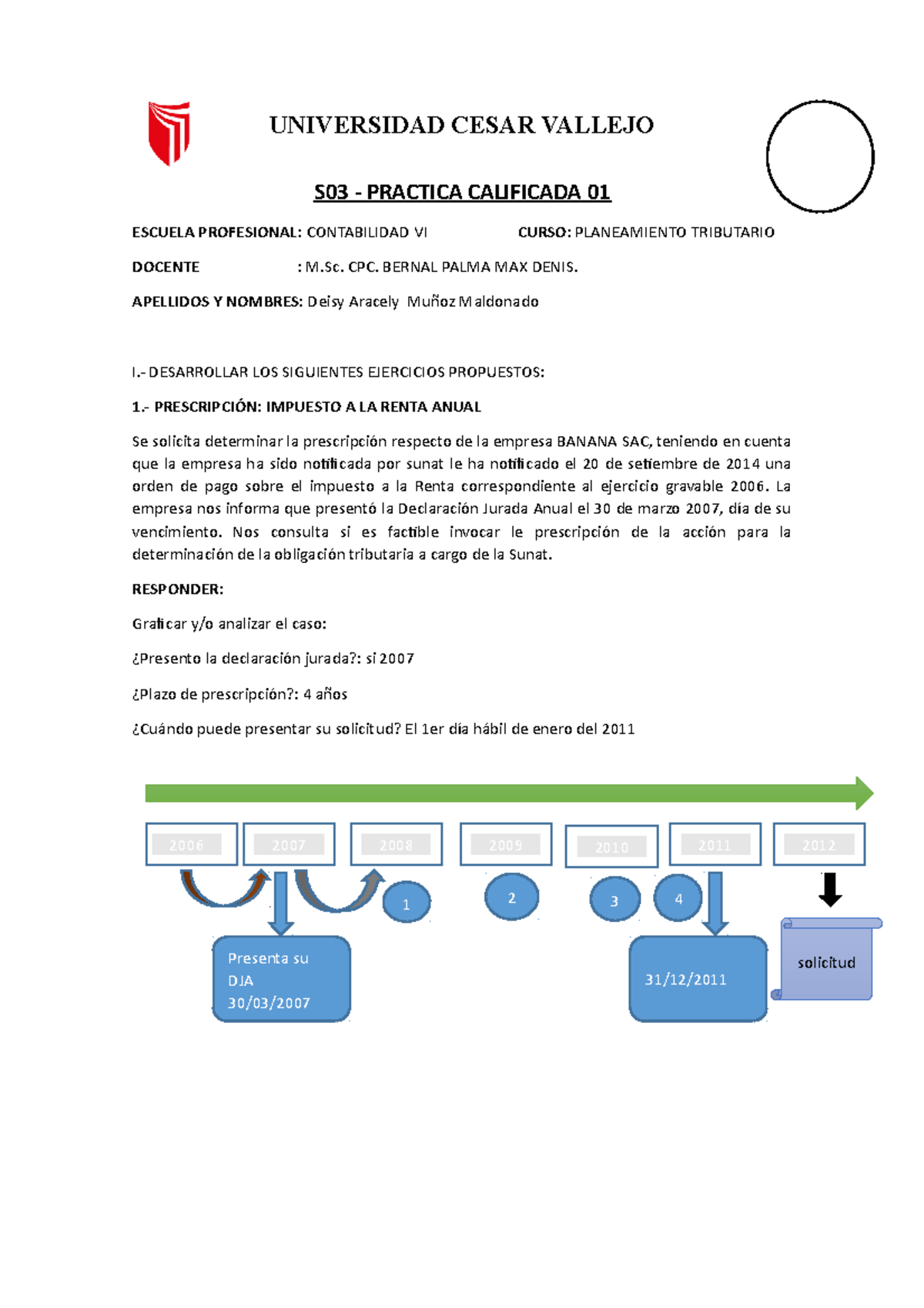 S03 Practica Calificada 01-UCV - UNIVERSIDAD CESAR VALLEJO S03 ...