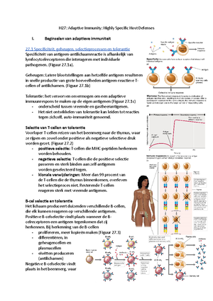 Biologie Hoofdstuk 14 - Samenvatting Biologie Havo 5 Nectar Hoofdstuk ...