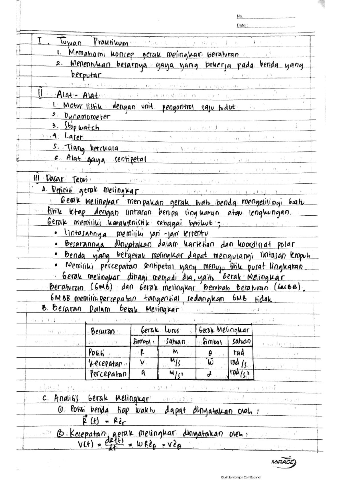 Gmb 1 2 - basic physic gmb jurnal - Basic Physics - Studocu