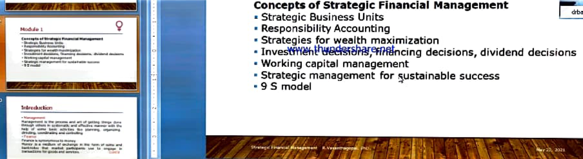 Strategic Financial Management - Concepts Of Strategic Financial ...