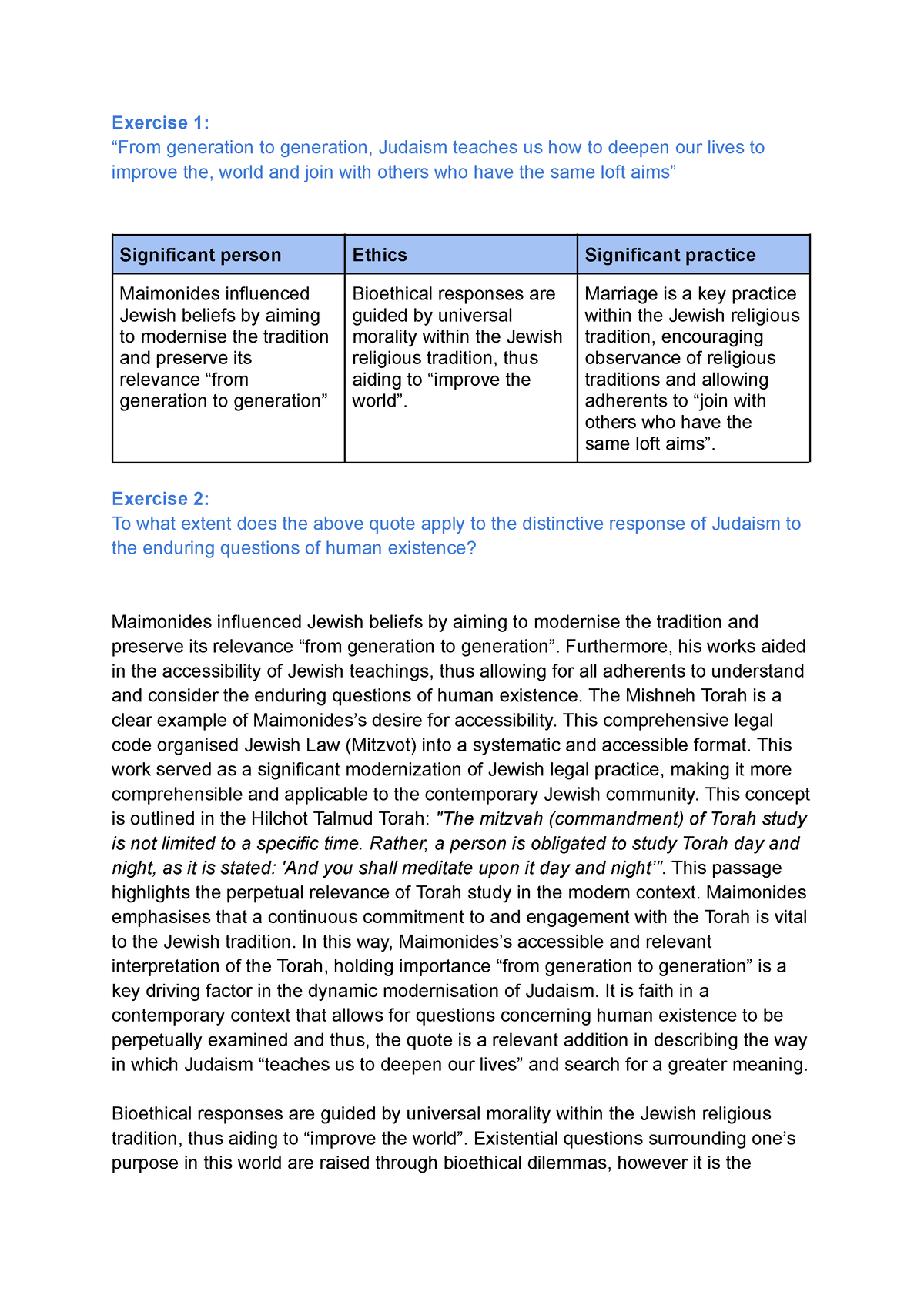 judaism bioethics essay