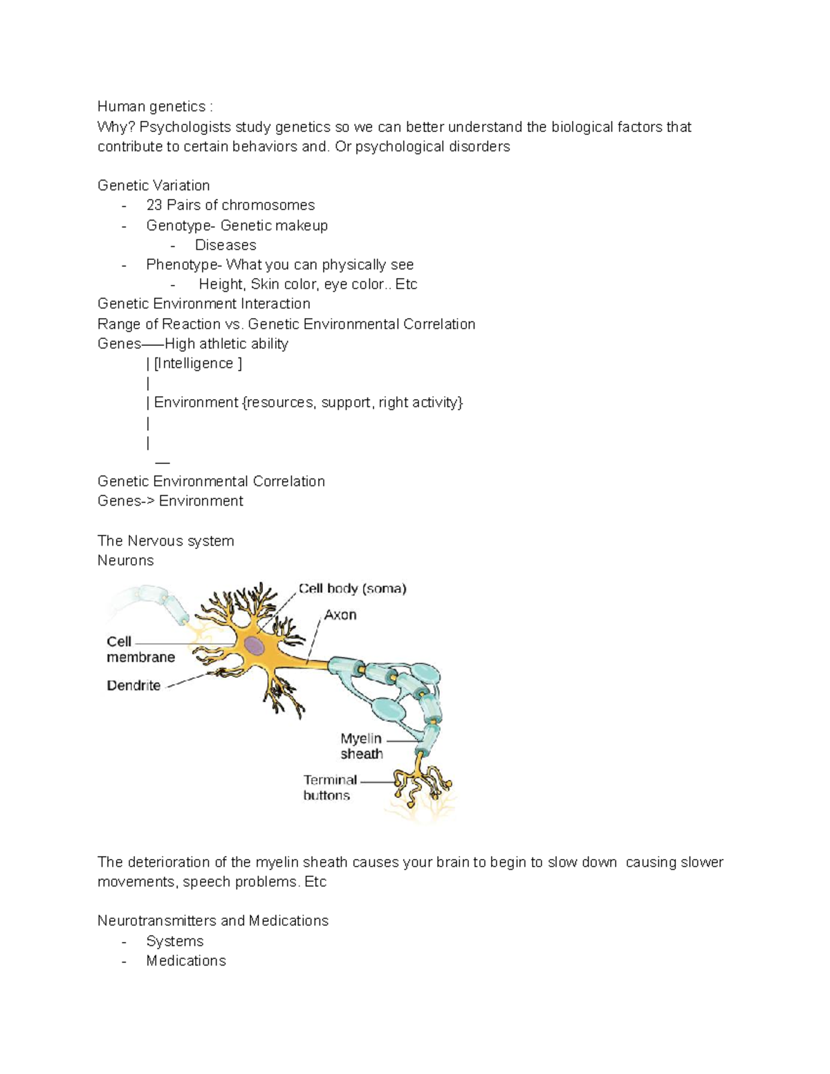 Chapter 3 biopsychology - Human genetics : Why? Psychologists study ...