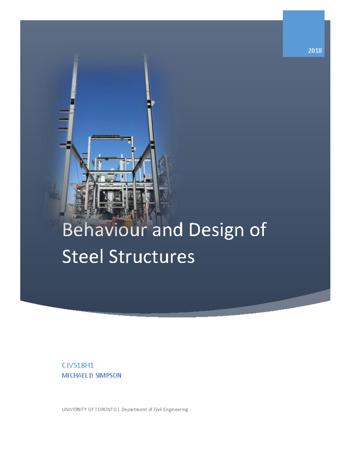 1 Behaviour and Design of Steel Structures - Behaviour and Design of ...
