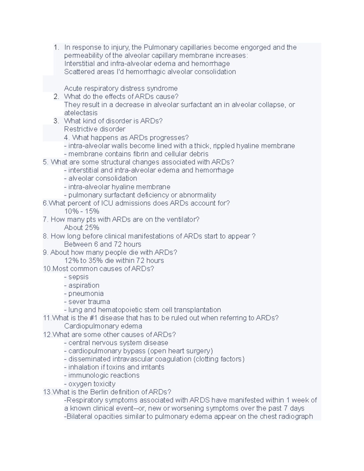 Cardiopatholgy test 4 These are the corresponding notes for the