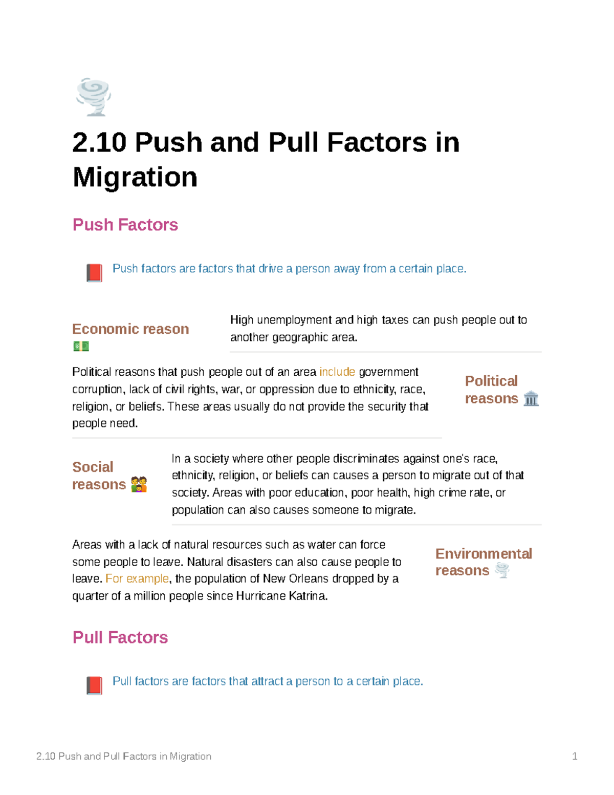 push-and-pull-factors-in-migration-economic-reason-high