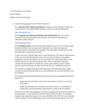 C970 Task 1 Combined - Passing Grade - Enm2- Task 1 Performance 