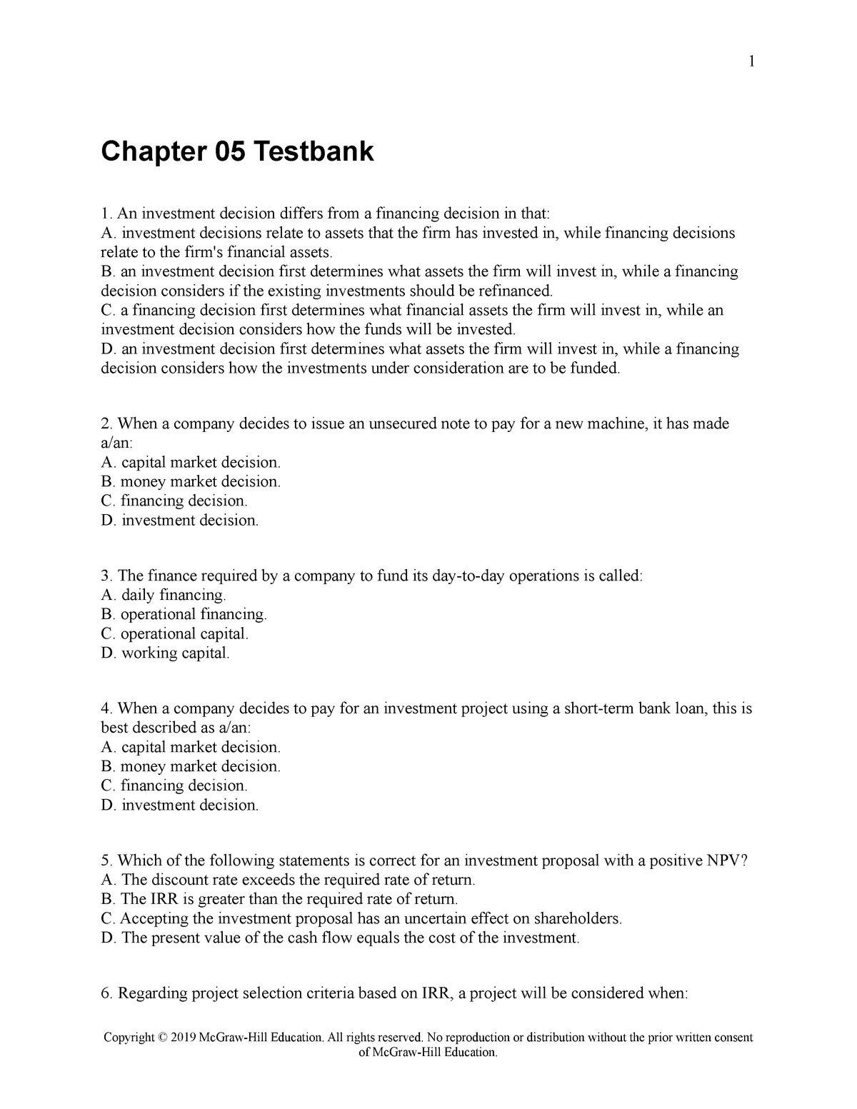 financial-institutions-markets-chapter-5-questions-chapter-05