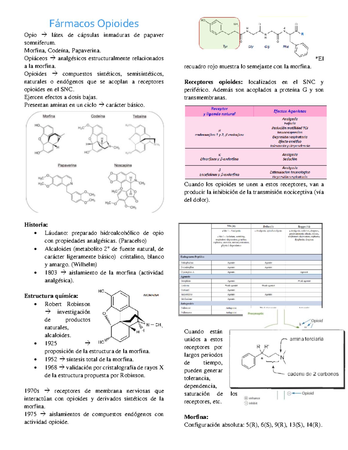 F Rmacos Opioides - No Abrir - Fármacos Opioides Opio Látex De Cápsulas ...