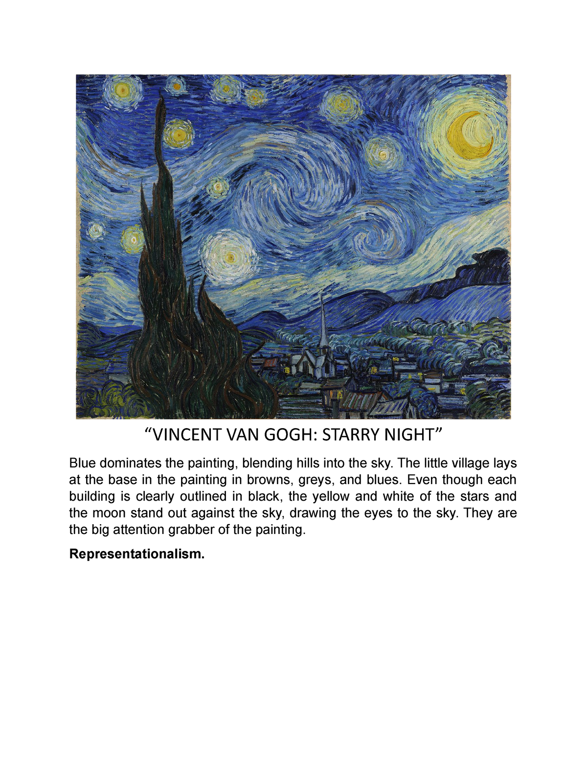 Vincent VAN GOGH - Art appropriation - “VINCENT VAN GOGH: STARRY NIGHT ...