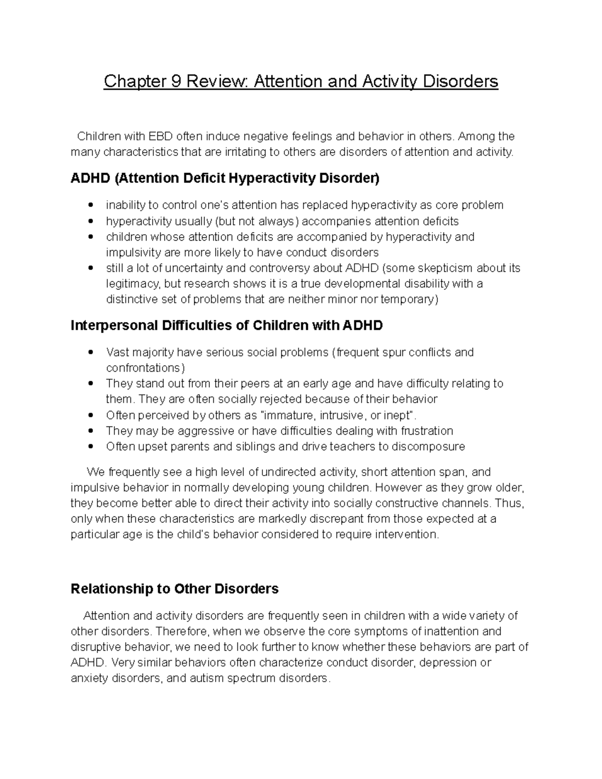 Problems With Attention Not Autism >> Summary Book Characteristics Of Emotional And Behavioral Studocu Problems With Attention Not Autism >> Summary Book Characteristics Of Emotional And Behavioral Studocu