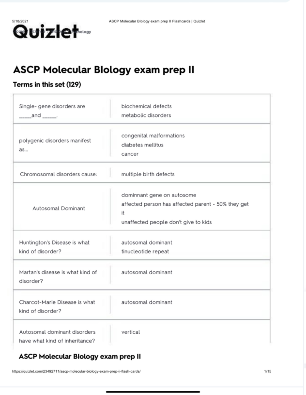 IMG 0717 - Molecular Biochemistry - CHEM 3310 - Studocu