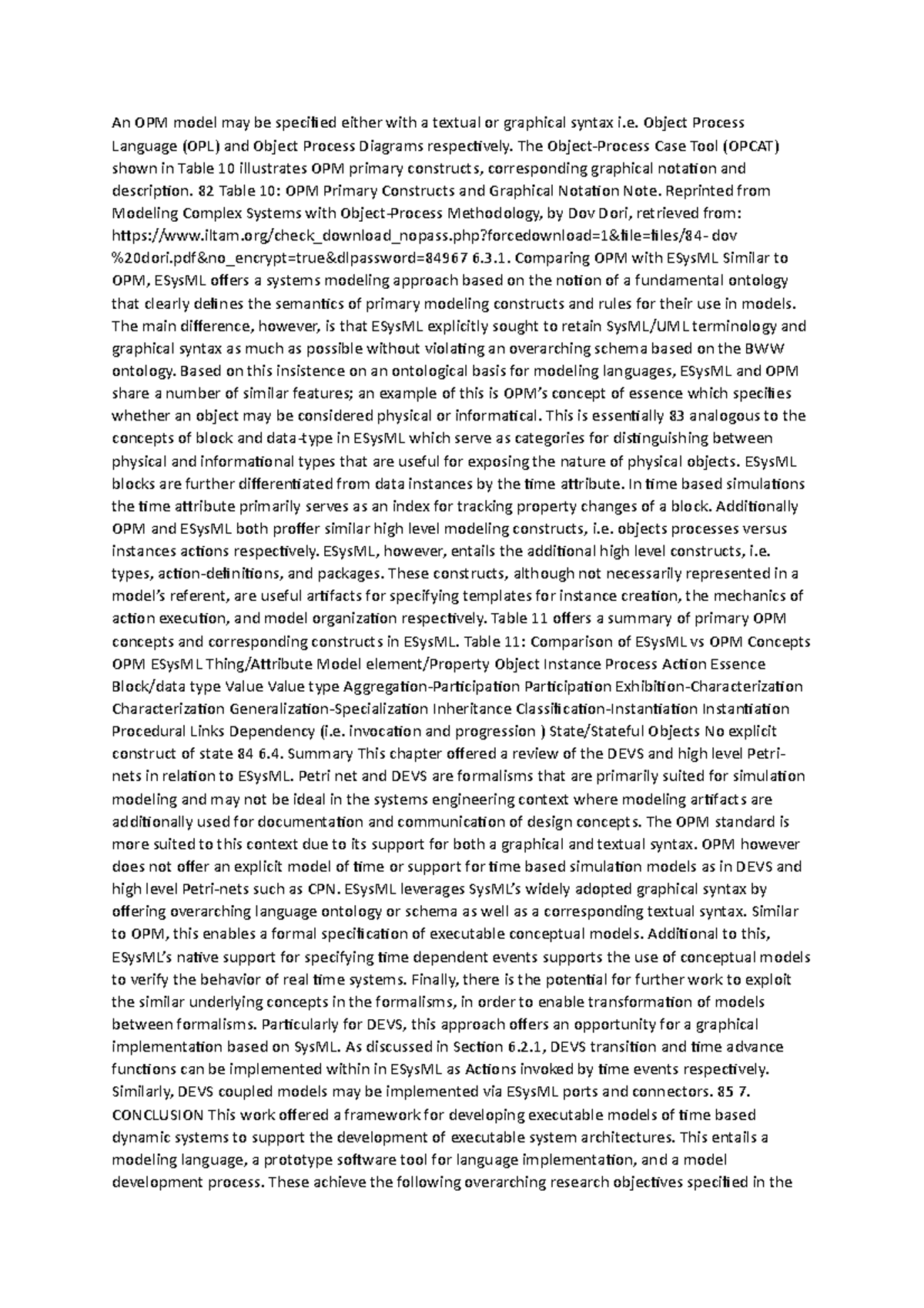Work151 - N/a - An OPM model may be specified either with a textual or ...
