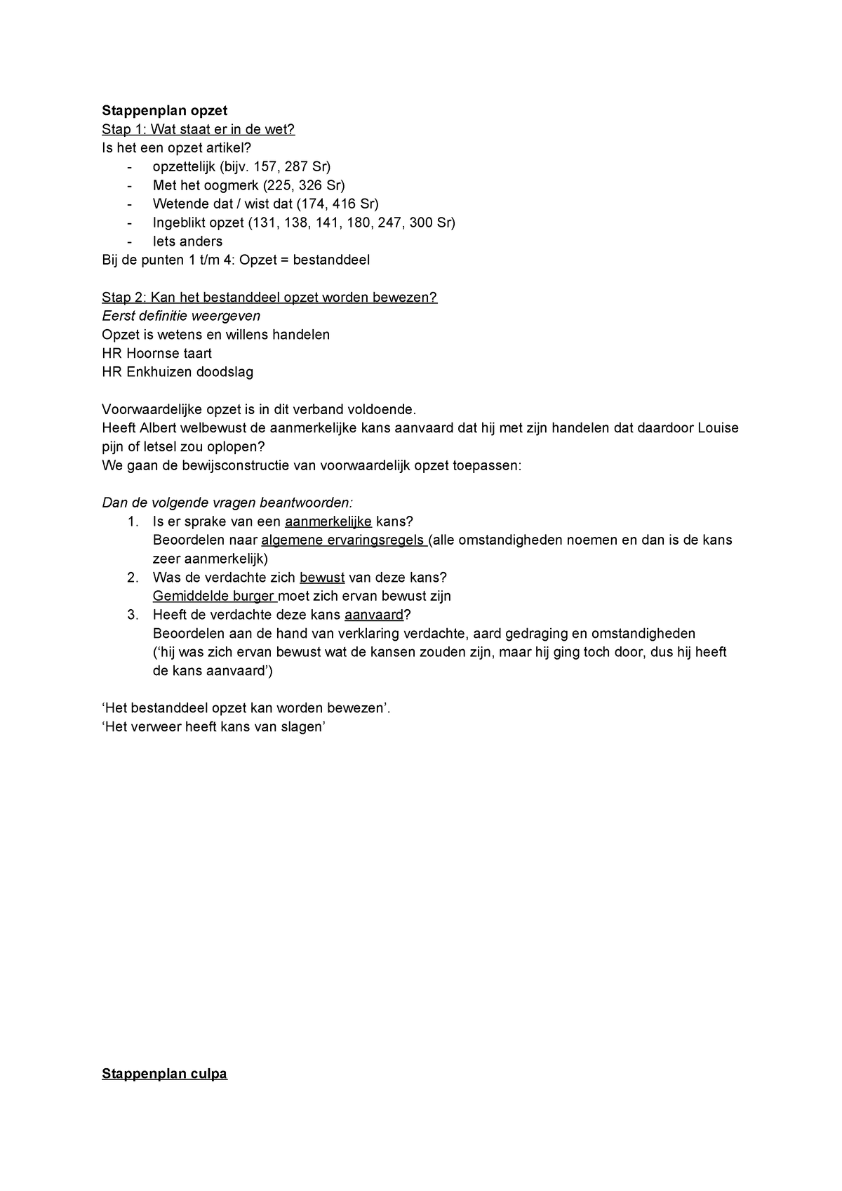 ISTR Schema's Tentamen - Stappenplan Opzet Stap 1: Wat Staat Er In De ...