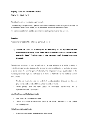 Scots law of trusts - Scots law of trusts Tripartite relationships ...