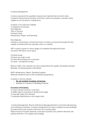 SCM Chapter 3 Textbook - Chapter 3 Textbook Supply Chain Planning ...