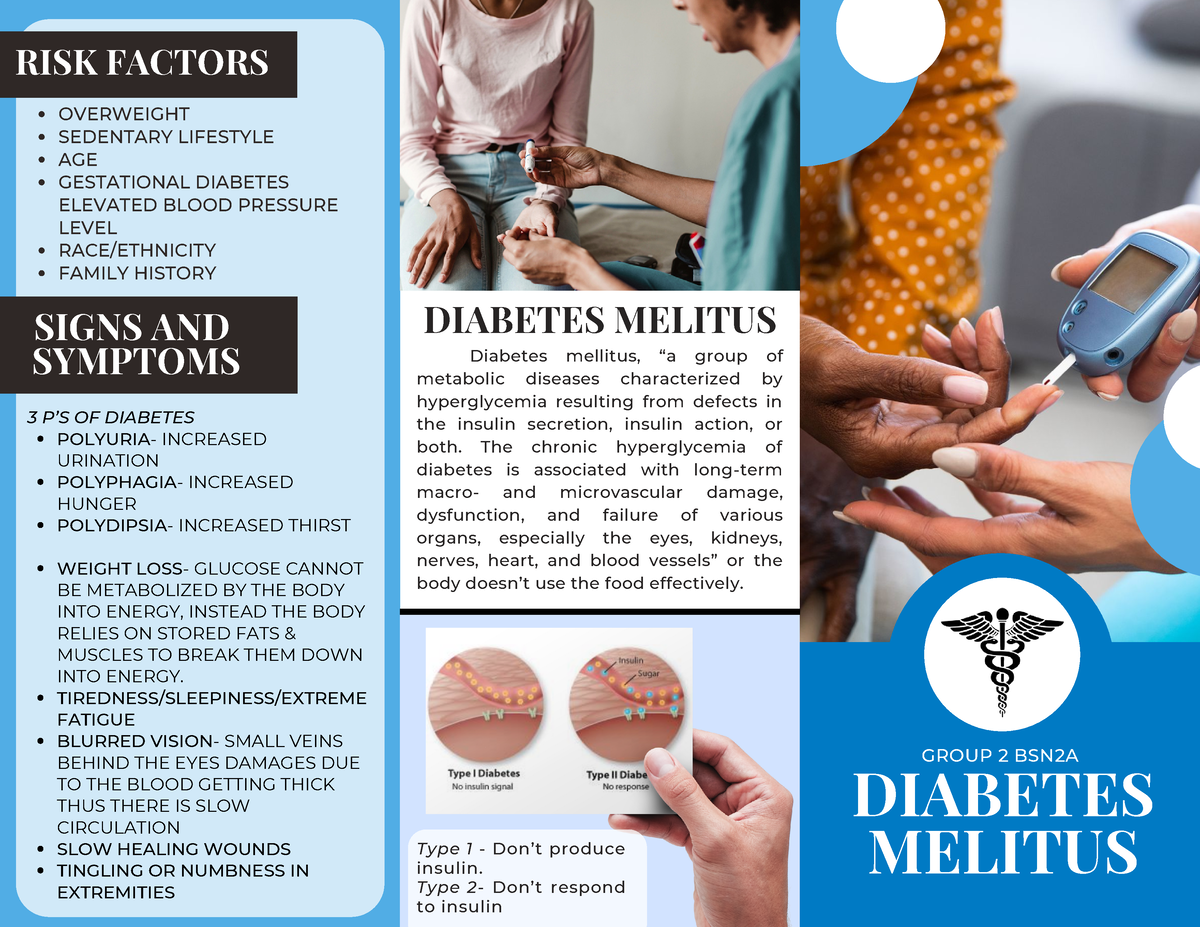 G2 Bsn2a Diabetes Melitus Brochure - Diabetes Mellitus,