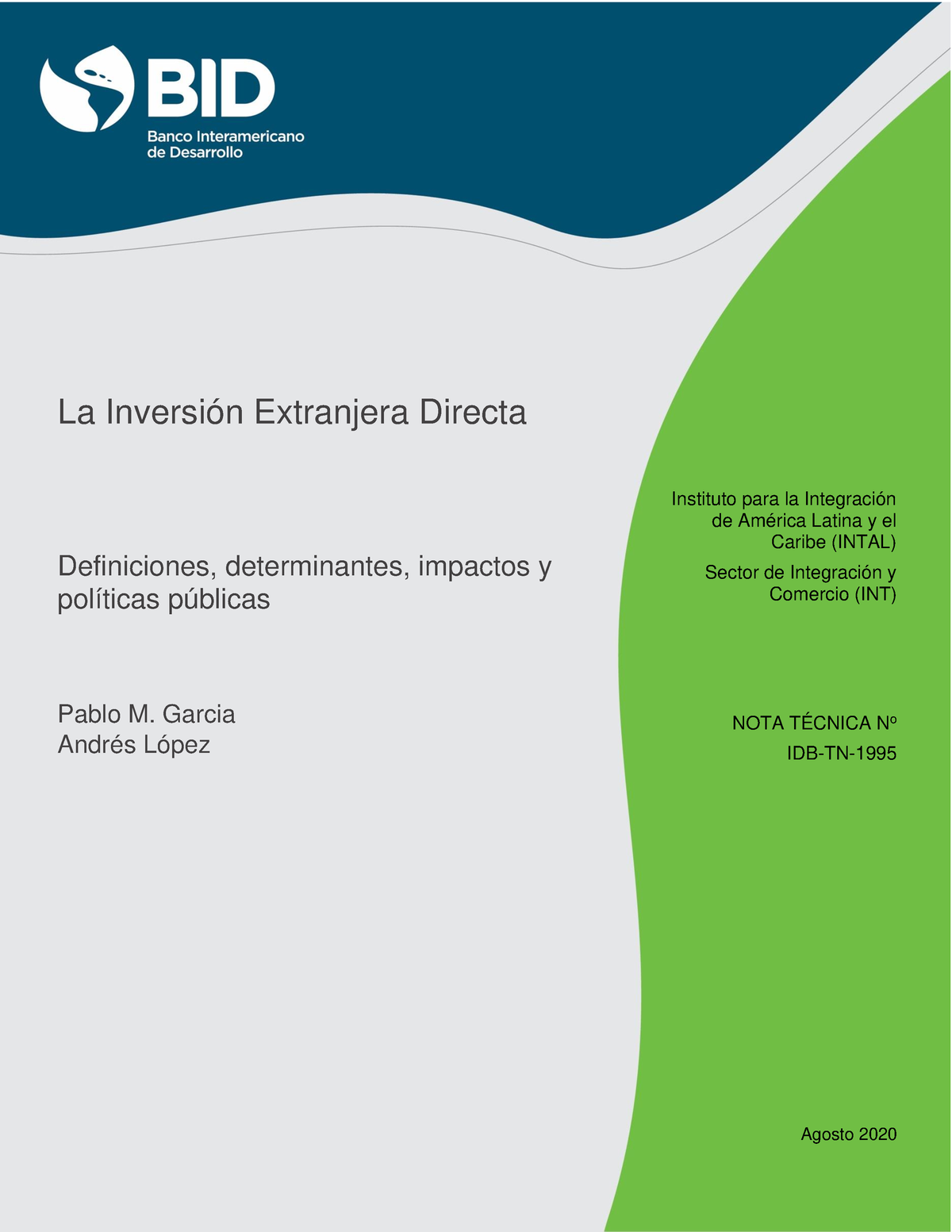 La Inversion Extranjera Directa Definiciones Determinantes Impactos Y ...