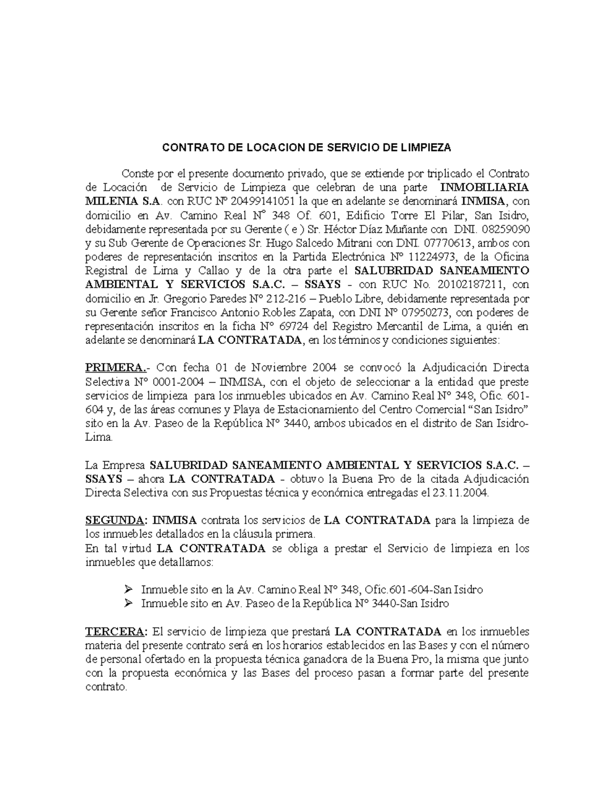 000012 ADS-1-2004- Inmisa- Contrato U Orden DE Compra O DE Servicio ...