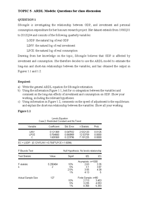 FINA7QF test 1 memo - Quantitative Finance problems - Multiple choice ...