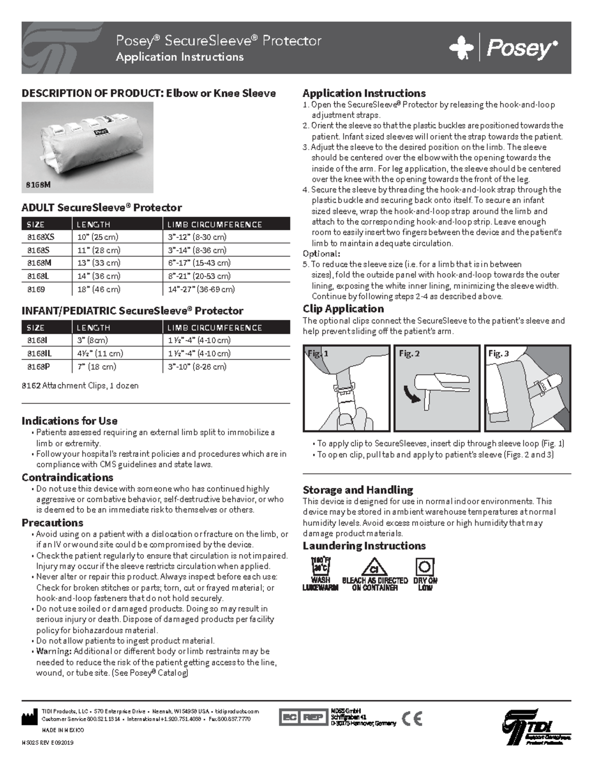 Secure Sleeve IFU - notes - Indications for Use • Patients assessed ...