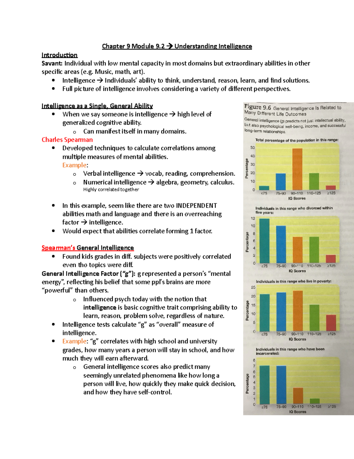 Chapter 9 Module 9.2 - Chapter 9 Module 9 Understanding Intelligence ...