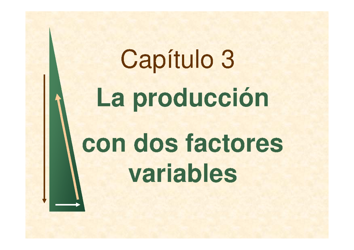 Cap03 produccion con dos factores variables - La producción con dos ...
