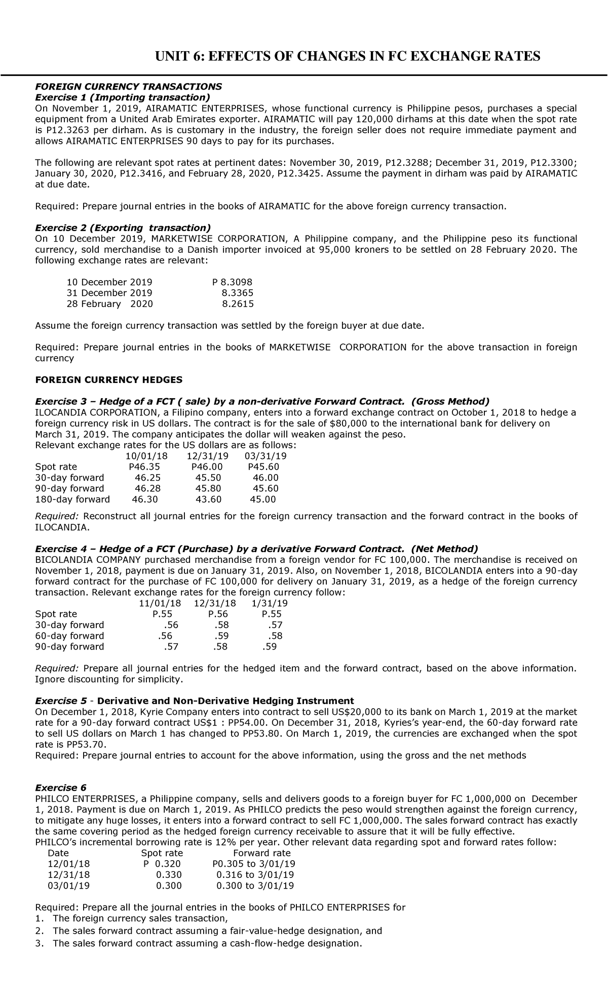 Forex Cross Currency Rates Practice Manual Sums For Ca Final