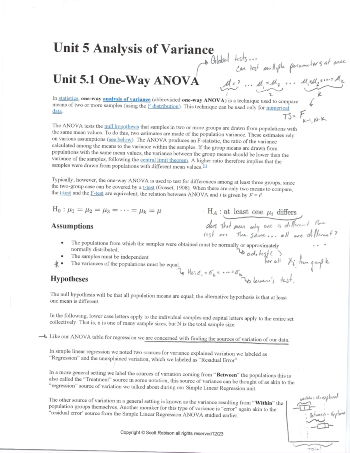 STAT 217 5.1 Anova PDF - stat 217 - Studocu