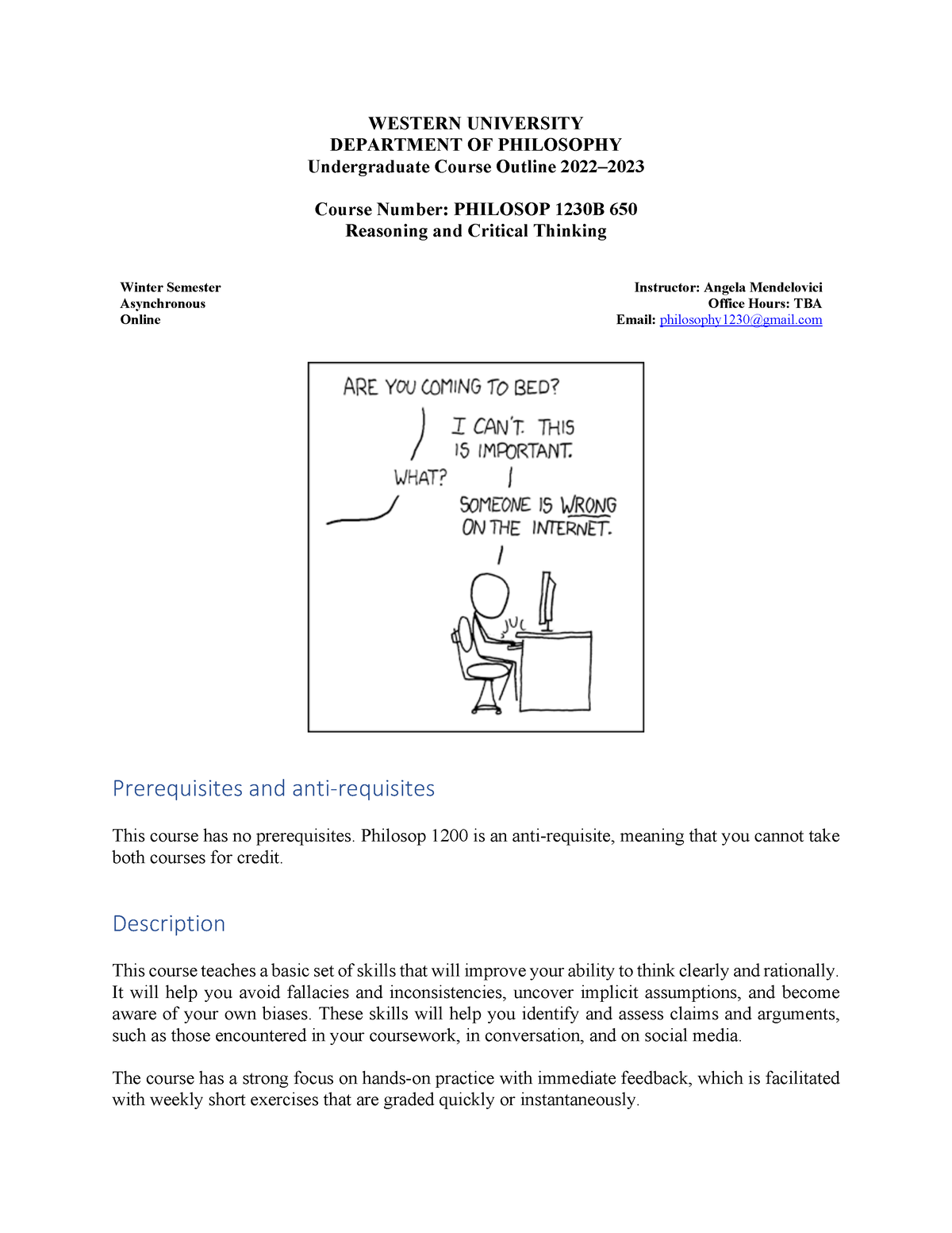 philosophy 1230b reasoning & critical thinking