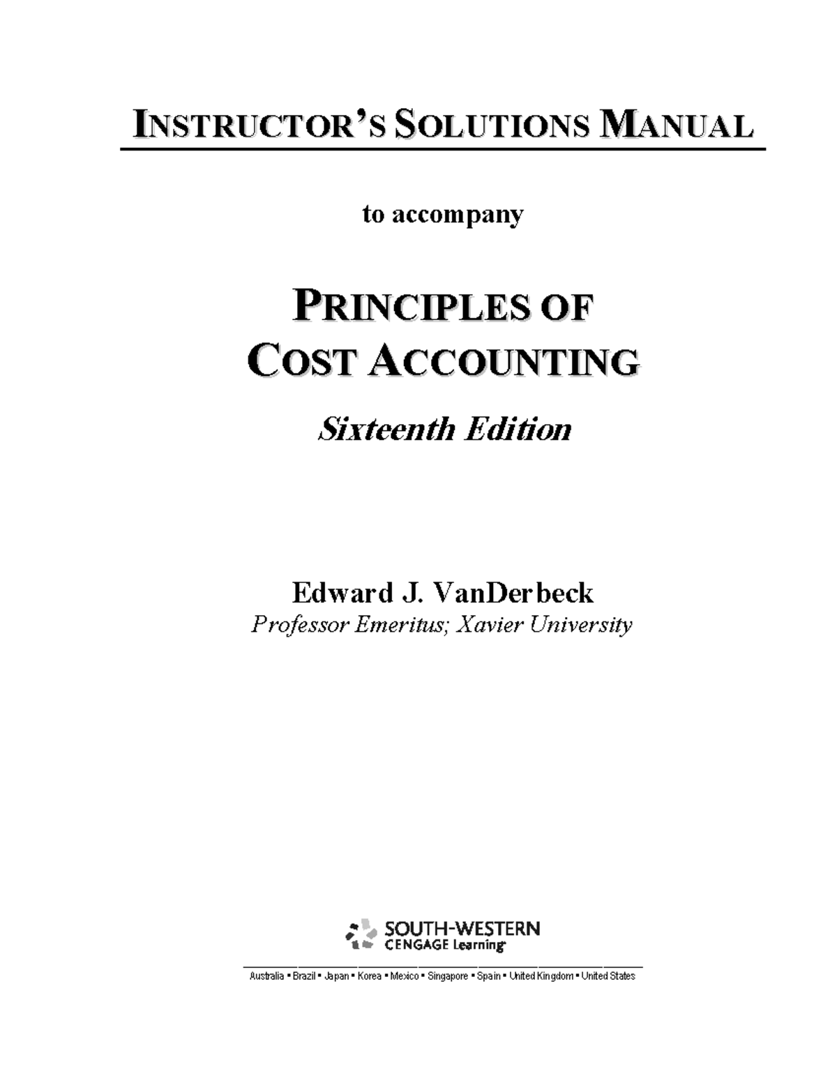 Solution Manual For Principles Of Cost Accounting 16th Edition By ...