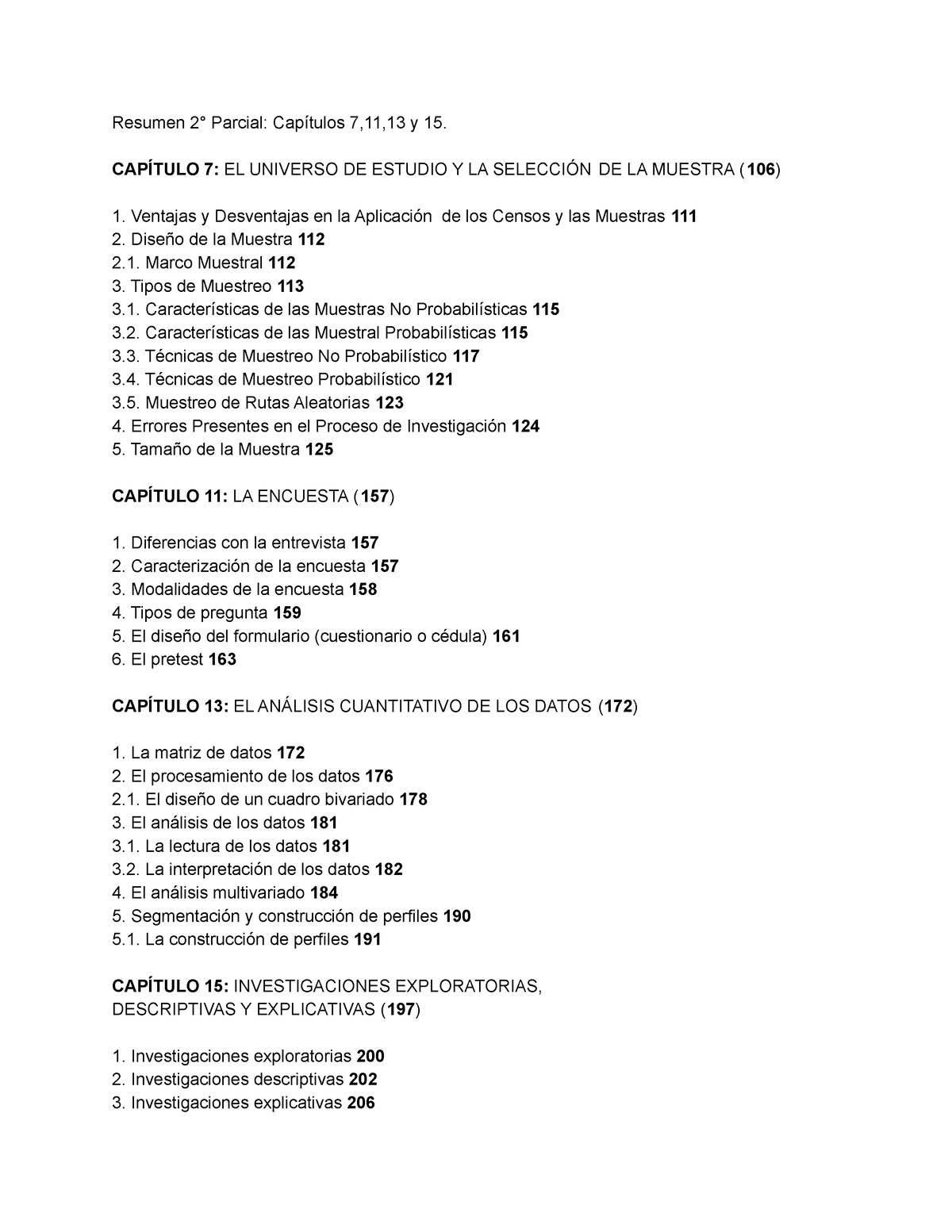 Resumen 2° Parcial Capítulos 7 11 13 Y 15 CapÍtulo 15