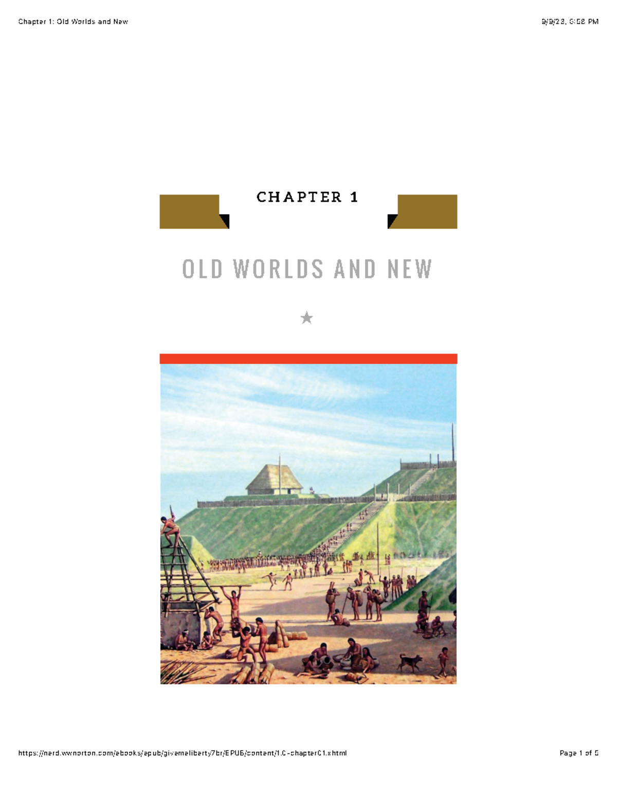 Chapter 1 Old Worlds and New Studocu