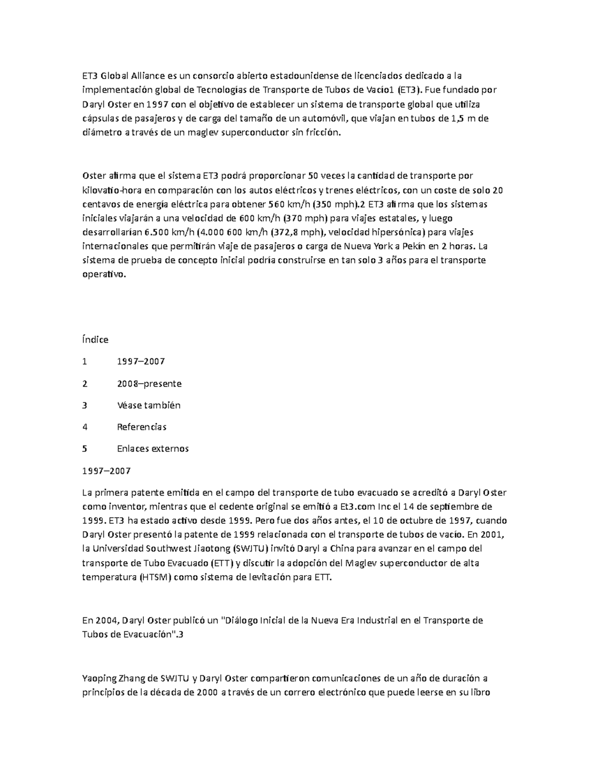 ET3 Global Alliance Apuntes 1 ET3 Global Alliance es un consorcio