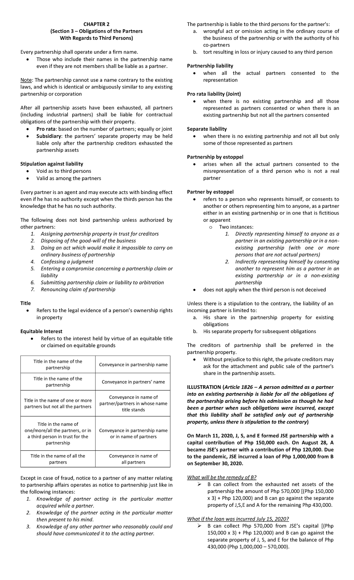 Chapter 2section 3 - Chapter 2 (s Ection 3 – Obligations Of The 